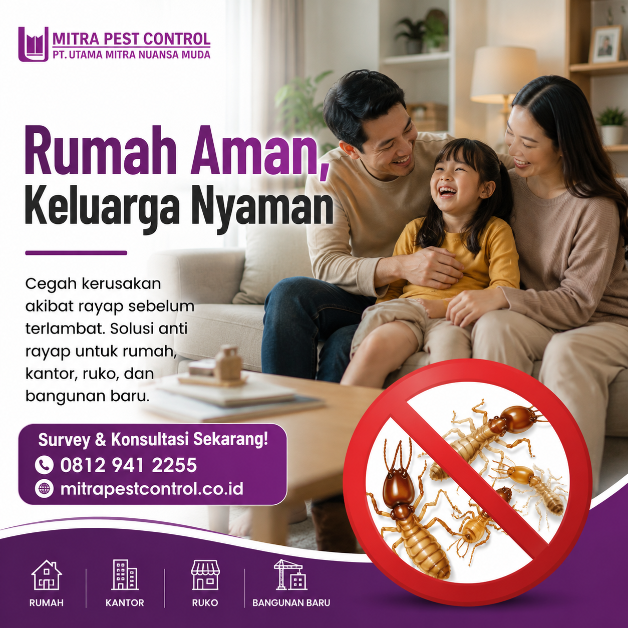 Jasa Pembasmi Rayap di Depok dari Mitra Pest Control